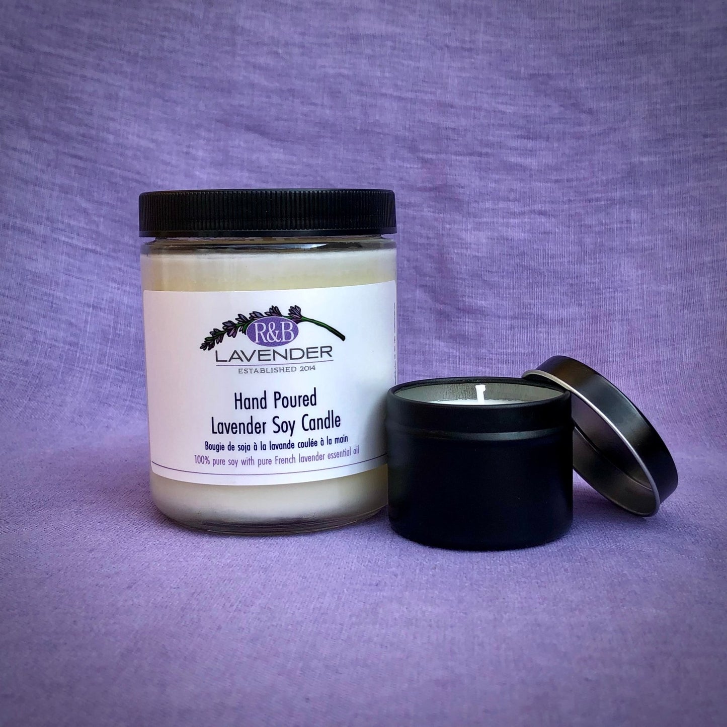 Candle - soy - R&B Lavender