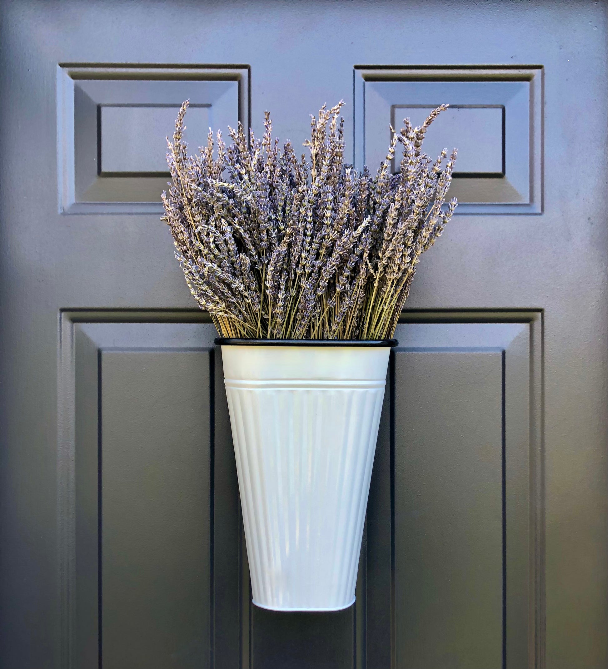 Vase - Small Farmhouse Tin Wall - R&B Lavender