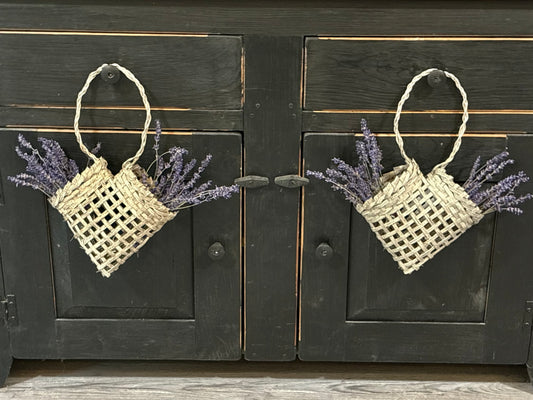 Hand Woven Elbow Basket by R&B Lavender