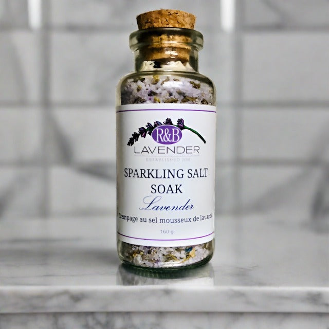 Bath Soak - Sparkling Salt Soak - R&B Lavender