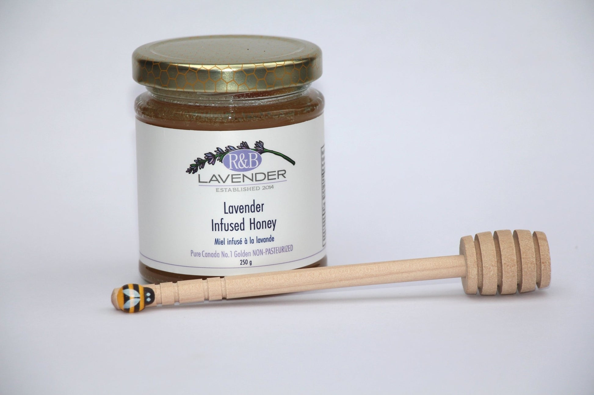 Lavender Infused Honey (English Lavender) - R&B Lavender