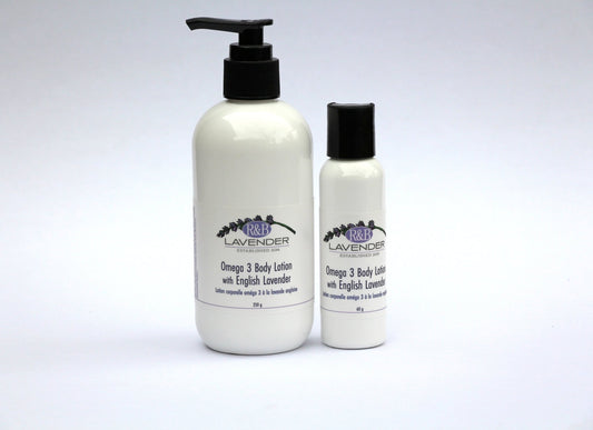 Omega 3 Body Lotion (English Lavender) - R&B Lavender