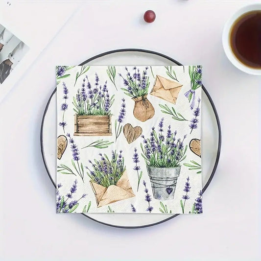 Paper Napkins - R&B Lavender