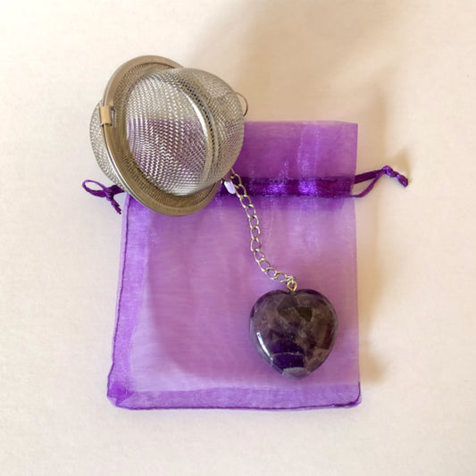 Amethyst Heart Tea Infuser