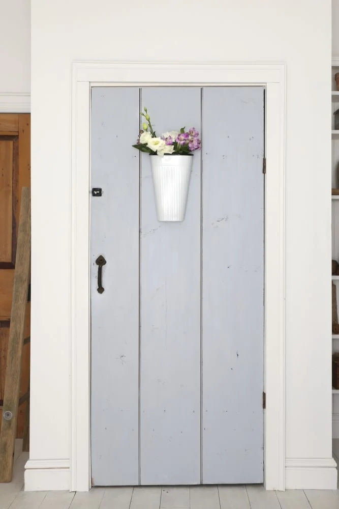 Vase - Small Farmhouse Tin Wall - R&B Lavender